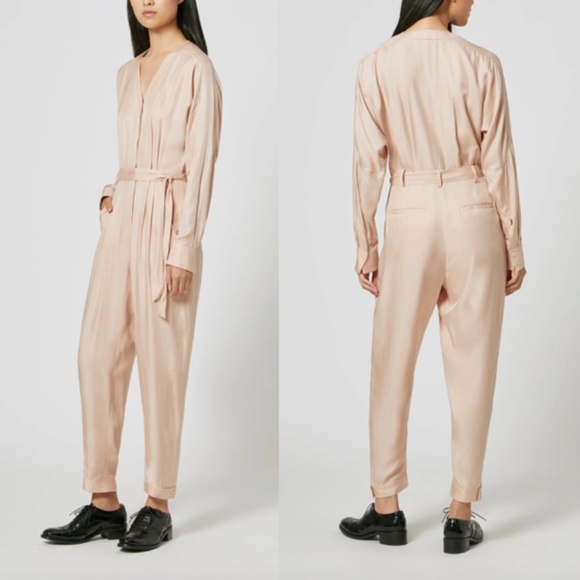 EQUIPMENT Pommine Pleated Jumpsuit - Rose Smoke - Picture 4 of 10